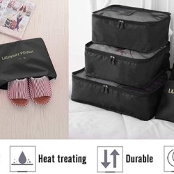 Set organizatoare bagaj și troler Vicloon, genți de călătorie tip packing cubes și saci de compresie pentru haine, cosmetice și accesorii - Img 5