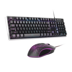 Set tastatura si mouse cu fir MageGee K1 (negru)