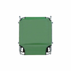 Sezlong pliabil Heinner cu parasolar, dimensiuni 186X55X24 cm, verde - Img 3