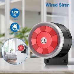 Sistem de alarma 4G din 17 piese, telecomandă fara fir prin apel/SMS cu alarma sirena 120DB, senzor de usa, senzor anti-animale de companie pentru casa, apartament, garaj - Img 4