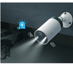 Sistem de supraveghere video TP-Link Tapo C420S2, 2 camere Smart cu acumulatori, 2K QHD, Night Vision Full Color, Two-Way Audio, montare fara cabluri, alarma luminoasa si sonora, protectie IP65 - Img 2
