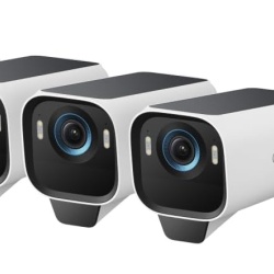 Sistem supraveghere video wireless eufyCam S3 Pro, 4K, BionicMind™, MaxColor Vision, Panou Solar integrat, Homebase 3 + 4 camere video eufyCam S3