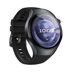 Smartwatch Huawei Watch 5, 46MM Black Stainless Steel, Black Fluoroelastomer Strap - Img 3