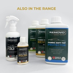 Soluție Restaurare și Revitalizare Culoare Decapotabilă Renovo Soft Top Reviver, Negru (500 ml), pentru Pavilioane Textile, Mohair și Prelate Nautice - Img 3
