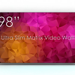 Solutie VideoWall 2x2 cu suport Vogel's 2x2 de perete si 4 Display-uri SWEDX UMX-49K8-01