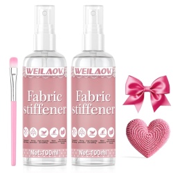 Spray Întăritor pentru Textile și Țesături Fabric Stiffener Spray 200 ml, Amidon Lichid cu Tehnologie de Nano-Penetrare și Uscare Rapidă, Fixare de Lungă Durată pentru Bumbac, In, Mătase, Denim,etc