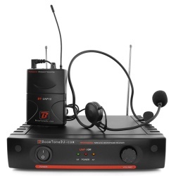 STATIE 1 MICROFON WIRELESS TIP CASCA UHF 536,5 MHZ - Img 10