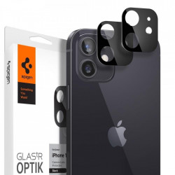 Sticla protectoare lentile SPIGEN OPTIK.TR pentru IPHONE 12 NEGRU