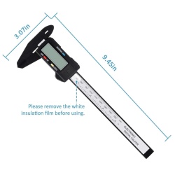 Șubler Digital de Precizie Adoric 150 mm / 6 Inch, Afișaj LCD, Comutare mm/inch, Funcție Zero și 4 Moduri de Măsurare (Interior, Exterior, Adâncime, Treaptă) - Img 6