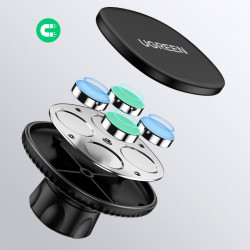 Suport auto magnetic pentru telefon Ugreen negru (LP292) - Img 4
