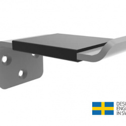 Suport de casti Multibrackets MB-2036, cu prindere de perete , Silver - Img 2