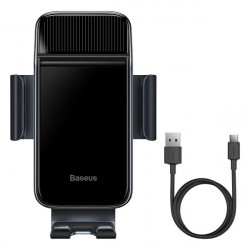 Suport electric smartphone pentru bicicleta Baseus cu panou solar integrat 150 mAh negru (SUZG010001) - Img 6