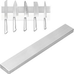 Suport Magnetic Autoadeziv Typec Home pentru Cuțite 30 cm, Bară Magnetică din Oțel Inoxidabil Satinat, Fără Găurire, Magneți Puternici Neodim, Organizator Perete pentru Ustensile de Bucătărie și Scule