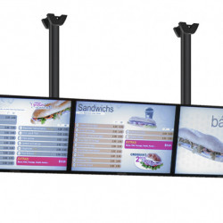 Suport tavan Menuboard pentru 3 Display-uri Vogel's MBOARD T3 (Extensibil pana la 10 Display-uri) - Img 2