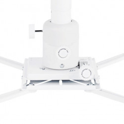 Suport videoproiector de tavan Multibrackets MB-3149, reglabil 30-48cm,max.15kg, alb - Img 2