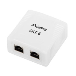 SURFACE-MOUNT BOX CAT.6 UTP SHIELDED