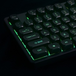 Tastatură de gaming cu membrană RGB Wozinsky WKG-200 cu rotiță de derulare - Neagră - Img 2