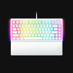 Tastatura gaming, Razer, BlackWidow V4 75%, USB, Alb/RGB