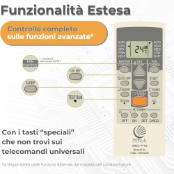Telecomandă Universală Wellclima WEC-FT2 pentru Aer Condiționat Fujitsu / General / Fuji Electric, 4 Viteze + Silențios, Gata de Utilizare - Img 6