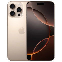 Telefon Mobil Apple iPhone 16 Pro Max, 256GB, Titanium Desert Sand MYWX3ZD/A