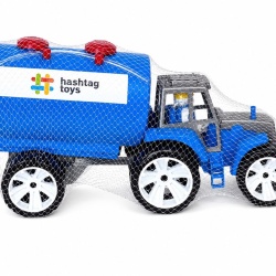 TRACTOR CU CISTERNA ALBASTRI GRI