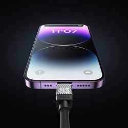USB C - Cablu Lightning 20W 1m Baseus CoolPlay - negru - Img 3
