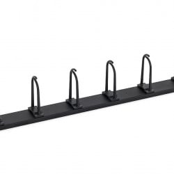 19' cable management panel, big click-in