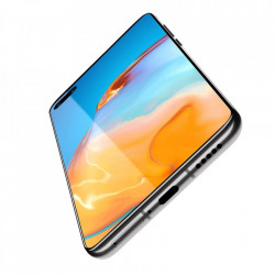 2 x Folie protectie 3D din plastic, Baseus 0,15 mm pentru Huawei P40 negru (SGHWP40-KR01) - Img 4