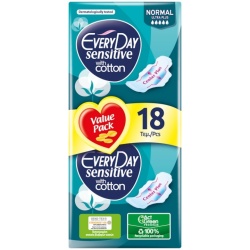 Absorbante Everyday Sensitive Normal, 18 buc