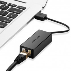 Adaptor de retea UGREEN CR111 USB 3.0 la RJ45 (black) - Img 2