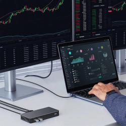 Adaptor multifunctional Ugreen CM615 USB-C - gri - Img 5
