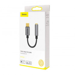 Adaptor Typ-C la 3.5 Jack mama, Baseus, L54, gri+negru - Img 2