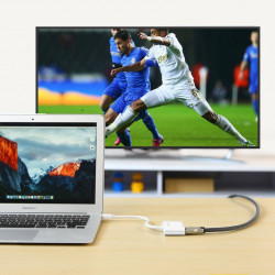 Adaptor Ugreen HDMI / VGA - mini DisplayPort 4K@30 Hz Full HD 1080p white (MD108 10427) - Img 6
