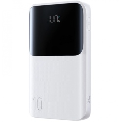 Baterie Externa Joyroom JR-QP191, 10000mAh, 22.5W, QC + PD, 1 x USB-A - 2 x USB-C, Alba