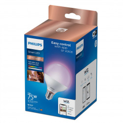 Bec LED inteligent Philips Glob, Wi-Fi,