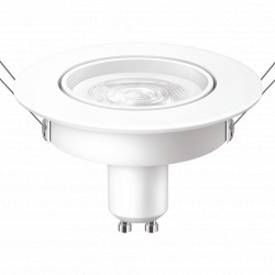 Bec LED spot Philips, GU10, 3W (35W), 230 lm, lumina alba calda (2700K), 9cm