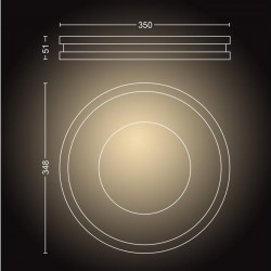 BEING HUE CEILING LAMP BLACK - Img 3