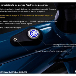 Bicicleta electrica Pegas Clasic Dinamic 1S, 28 inch, albastru - Img 2