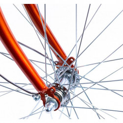Bicicleta Pegas Strada 2, 26 inch, cadru aluminiu, maro/verde - Img 5