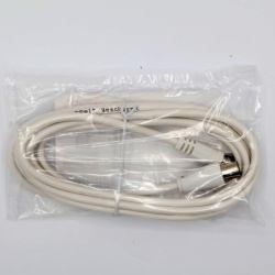 Cablu Adaptor Antenă / Conexiune SAT 2.5 m, Conector F Mufă > Mamă Coaxială (F-Coax), Dublu Ecranat, Alb - Img 2