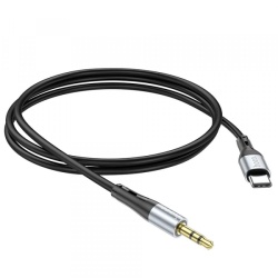 Cablu Audio USB-C - 3.5mm HOCO UPA22, 1m, Negru