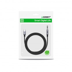 Cablu AUX audio stereo Ugreen 3,5 mm mufa - USB tip C pentru smartphone 1 m negru (CM450 20192) - Img 4