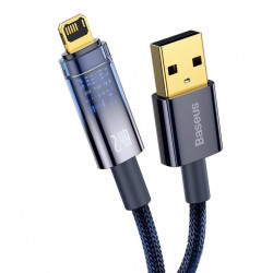 Cablu Baseus Explorer Series USB - Cablu Lightning 2,4A 1 m albastru (CATS000403) - Img 4