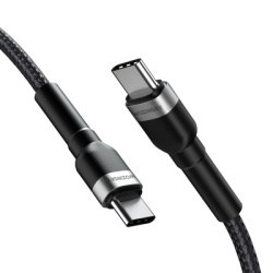Cablu Date si Incarcare USB-C - USB-C WZK WNBCC2, 65W, 2m, Negru - Img 8
