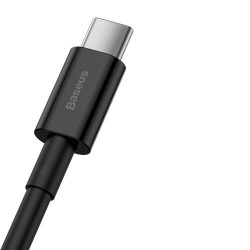 Cablu de date pentru incarcare rapida Baseus Superior USB - USB Typ C 66 W (11 V / 6 A) Huawei SuperCharge SCP 1 m negru (CATYS-01) - Img 7