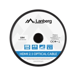 Cablu HDMI M/M v2.1 10 m optic negru AOC