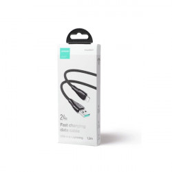Cablu Joyroom USB - Lightning 2.4A Surpass Series 1.2 m negru (S-UL012A11) - Img 2