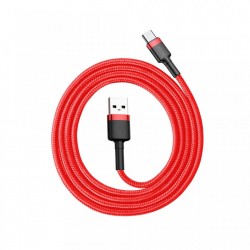 Cablu Type C , QC3.0 , 2.4A , 1M, BASEUS Cafule Durable Nylon, rosu - Img 7