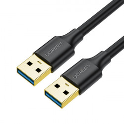 Cablu Ugreen USB-A - USB-A USB3.0 5Gb/s 0,5m negru (US128)