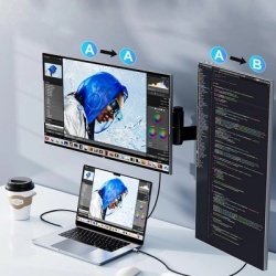 Cablu USB-C - HDMI 4K 60Hz Wozinsky WCCH-01 1,8 m - Negru - Img 6